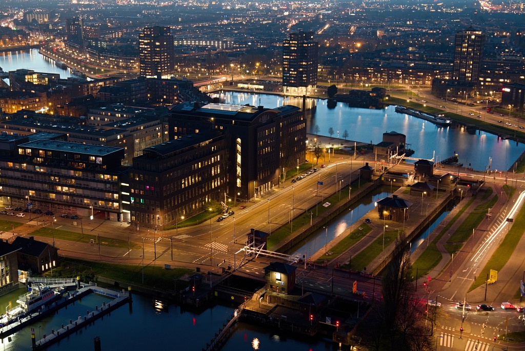 rotterdam haven havenstad hdr scheepvaart skyline euromast kop van zuid erasmusbrug erasmus mc europoort botlek maasvlakte